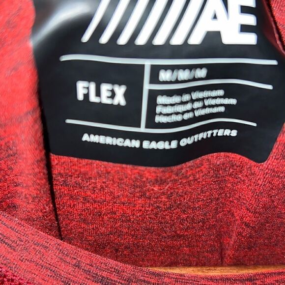 American Eagle Flex Red Long Sleeved Men’s Medium Shirt - Picture 5 of 7